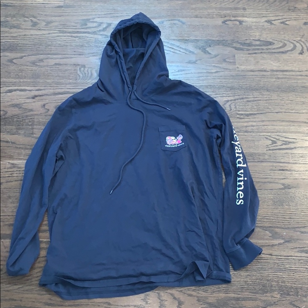 LACROSSE VINEYARD VINES HOODED LONG SLEEVE
